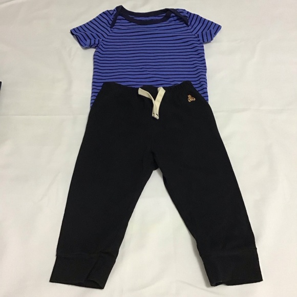 Gap Baby Boy Toddler Bundle 4-piece Outfit Shirt Pants Bosysuit Size 12-18 Month - Picture 10 of 16